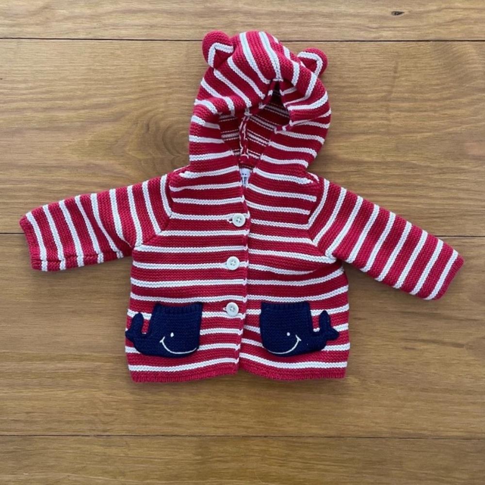 Gap Baby Cotton Spring/Summer Long Sleeve Sweater With Hood